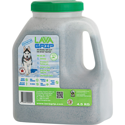 Aide &agrave; la traction LavaGrip, Taille du conteneur 9,9 lb (4,5 kg), Cruche Les Fournitures Industrielles Méga