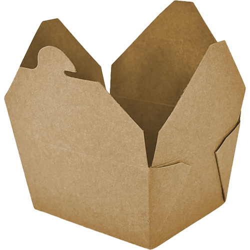 Kraft Take Out Food Containers, Corrugated, Rectangular Les Fournitures Industrielles Méga