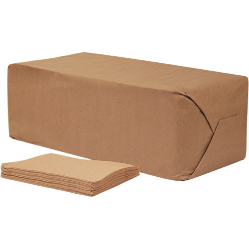 Pro Select&reg; Brown Napkins, 1 Ply, 12" x 12" Les Fournitures Industrielles Méga