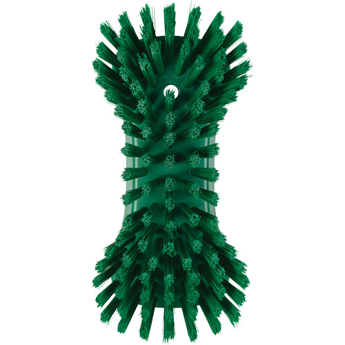 Brosse &agrave; main, Soies Tr&egrave;s ferme, Longueur de 9-1/10", Vert Les Fournitures Industrielles Méga