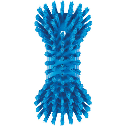 Hand Brush, Extra Stiff Bristles, 9-1/10" Long, Blue Les Fournitures Industrielles Méga