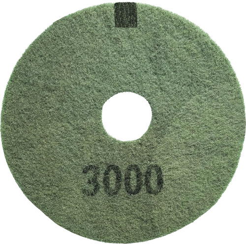 3000 Grit Floor Pad, 16", Scrubbing/Stripping, Black Les Fournitures Industrielles Méga