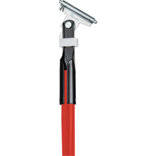Manche rouge pour vadrouille &agrave; &eacute;pousseter Clipper, Fibre de verre, 1" dia, 60" lo Les Fournitures Industrielles Méga