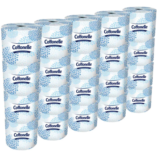 Papier hygi&eacute;nique professionnel Cottonelle, 2 Pli, 451 Feuilles/Rouleu, Blanc Les Fournitures Industrielles Méga