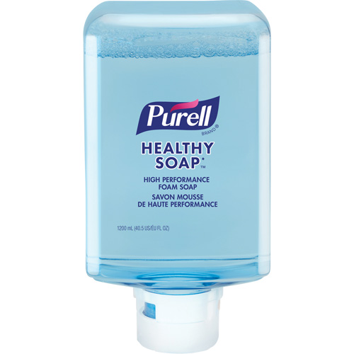 ES10 HEALTHY SOAP with CLEAN RELEASE&reg; Technology Hand Soap, Foam, 1200 ml, Unscented Les Fournitures Industrielles Méga