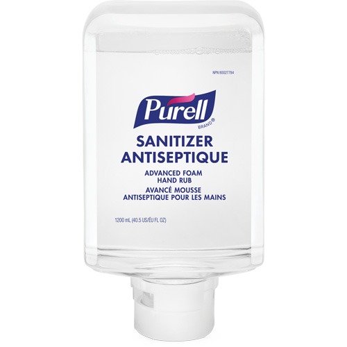 ES10 Advanced Hand Sanitizer Foam, 1200 ml, Cartridge Refill, 70% Alcohol Les Fournitures Industrielles Méga