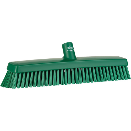 T&ecirc;te de balai-brosse, Crins Fin/Ferme, 16-1/2", Polyester/Polypropyl&egrave;ne, Vert Les Fournitures Industrielles Méga