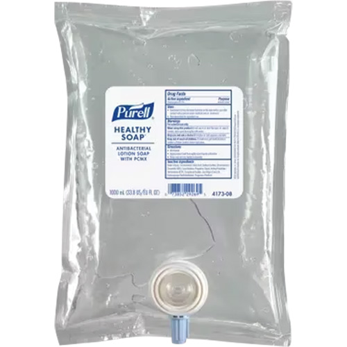 Recharge de savon &agrave; lotion pour les mains de qualit&eacute; sup&eacute;rieure pour distributeurs Healthy Soap et NXT, Cr&egrave;me, 1000 ml, Parfum&eacute; Les Fournitures Industrielles Méga