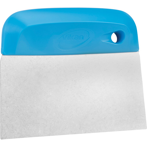 Flexible Stainless Steel Dough Cutter/Scraper, Blue, 4-1/2" W x 5-3/4" L Les Fournitures Industrielles Méga