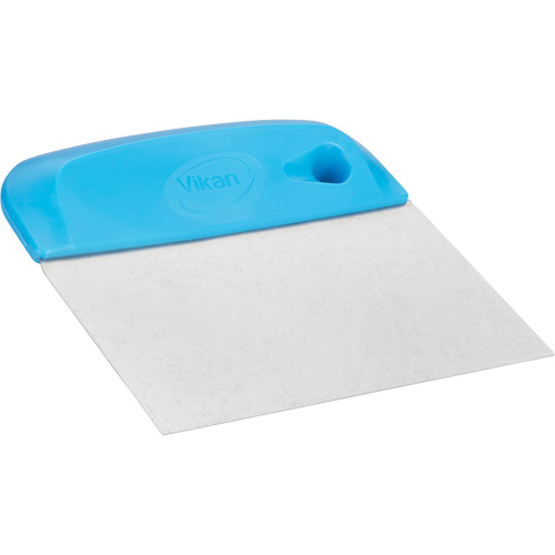 Flexible Stainless Steel Dough Cutter/Scraper, Blue, 4-1/2" W x 5-3/4" L Les Fournitures Industrielles Méga