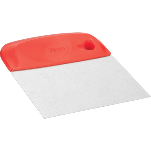 Coupe-p&acirc;te flexible en acier inoxydable, Rouge, 4-1/2" la x 5-3/4" lo Les Fournitures Industrielles Méga