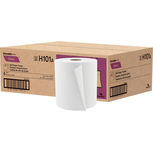 Rouleau de papier essuie-tout PRO Select, 1 pli, Standard, 1000' lo Les Fournitures Industrielles Méga