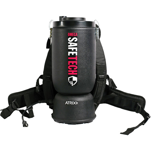 Aspirateur dorsal HEPA SafeTech Omega Les Fournitures Industrielles Méga