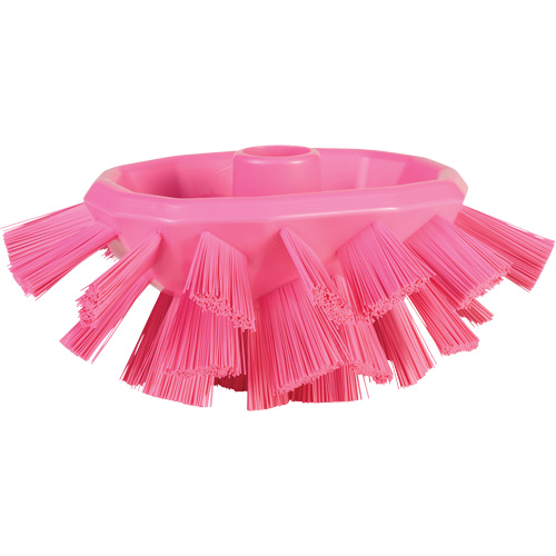 Brosse UST pour cuves, Soies Ferme, Longueur de 7-1/2", Rose Les Fournitures Industrielles Méga