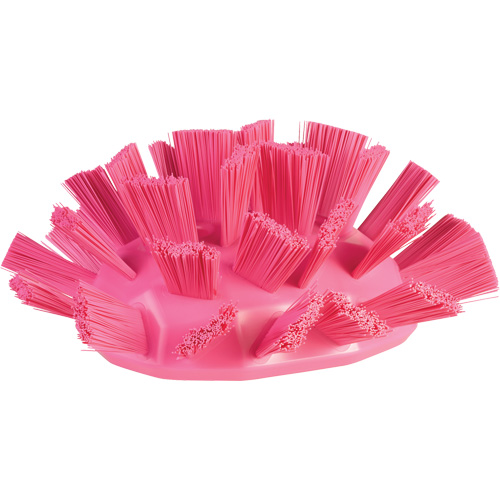 Brosse UST pour cuves, Soies Ferme, Longueur de 7-1/2", Rose Les Fournitures Industrielles Méga