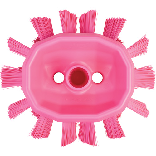 Brosse UST pour cuves, Soies Ferme, Longueur de 7-1/2", Rose Les Fournitures Industrielles Méga