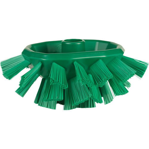Brosse UST pour cuves, Soies Ferme, Longueur de 7-1/2", Vert Les Fournitures Industrielles Méga