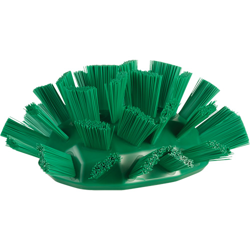 Brosse UST pour cuves, Soies Ferme, Longueur de 7-1/2", Vert Les Fournitures Industrielles Méga