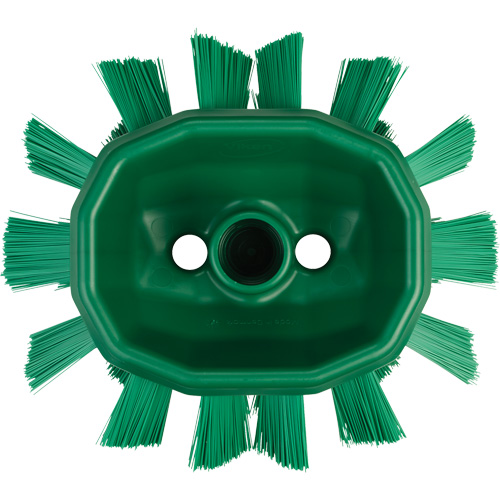 Brosse UST pour cuves, Soies Ferme, Longueur de 7-1/2", Vert Les Fournitures Industrielles Méga
