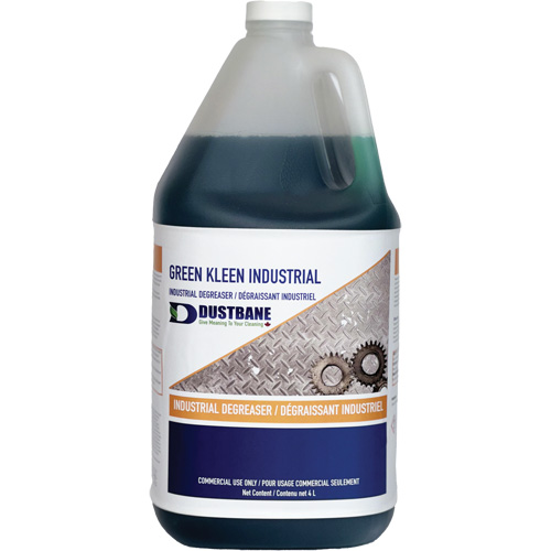 D&eacute;graissant industriel & nettoyant de r&eacute;sidu de refroidissant Green Kleen, 4 L, Cruche Les Fournitures Industrielles Méga