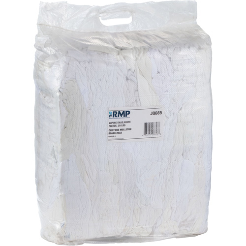 Chiffons, Molleton, Blanc, 20 lb Les Fournitures Industrielles Méga