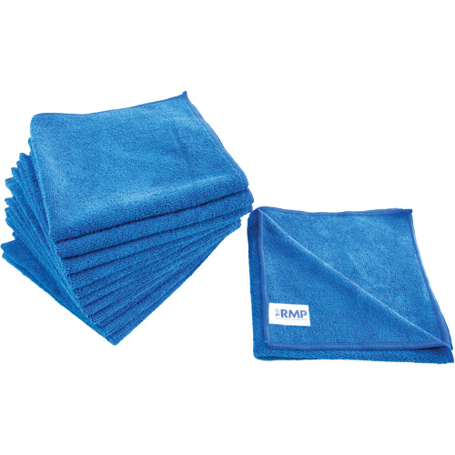 Dusting and Cleaning Cloth, Microfibre, Blue Les Fournitures Industrielles Méga