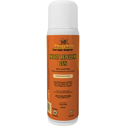 Insect Repellent, 25% DEET, Aerosol, 170 g Les Fournitures Industrielles Méga