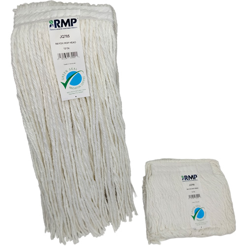 4-Ply Narrow Mop Head, Rayon, 12 oz., Cut Style Les Fournitures Industrielles Méga