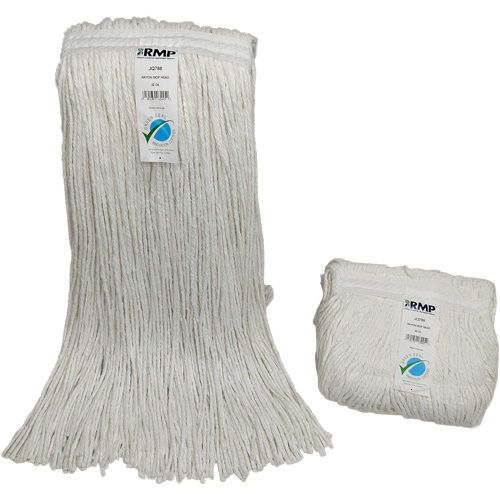 T&ecirc;te de vadrouille &eacute;troite &agrave; 4 plis, Rayonne, 32 oz, Style Coup&eacute; Les Fournitures Industrielles Méga