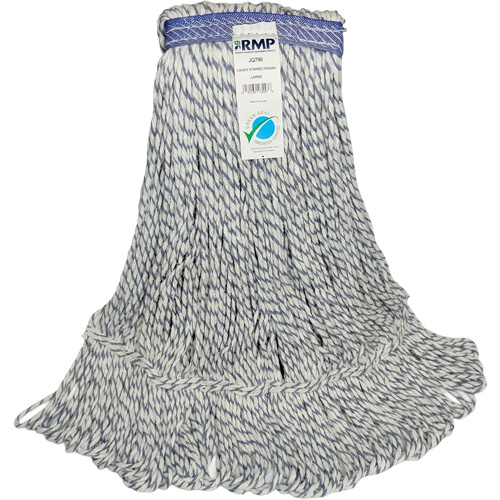 Candy-Striped Mop Head, Floor Finishing, Synthetic, Loop Style Les Fournitures Industrielles Méga
