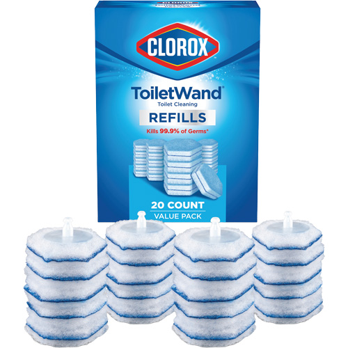 Ensemble de d&eacute;marrage de ToiletWand d&eacute;sinfectante jetable 3-en-1 Les Fournitures Industrielles Méga