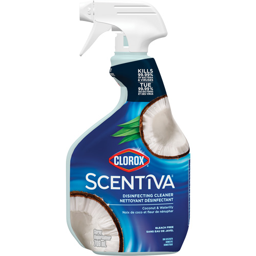 Scentiva&reg; Disinfecting Multi-Surface Cleaner Spray, 709 ml, Trigger Bottle Les Fournitures Industrielles Méga
