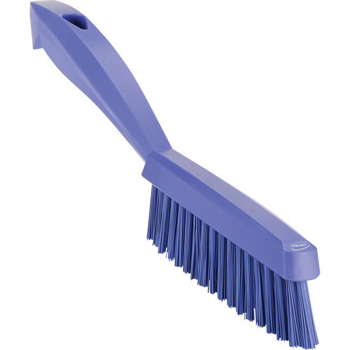 Brosse &agrave; main &eacute;troite &agrave; manche court, Soies Tr&egrave;s ferme, Longueur de 11-4/5", Mauve Les Fournitures Industrielles Méga