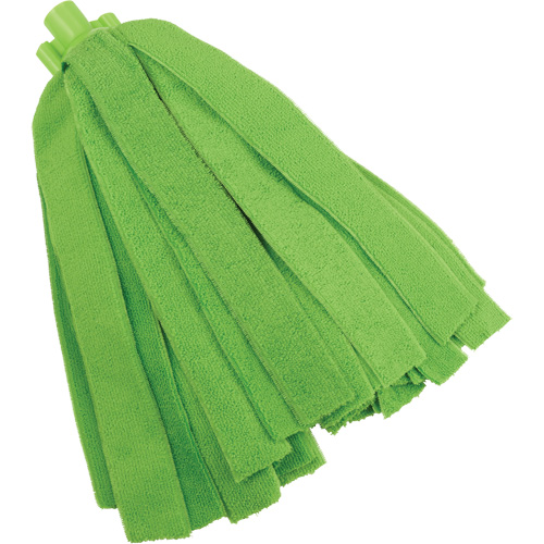 Socket Mop, Green, Microfibre, Cut Style Les Fournitures Industrielles Méga
