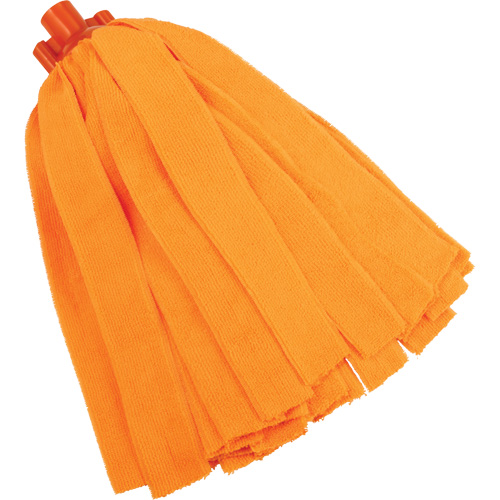 Socket Mop, Orange, Microfibre, Cut Style Les Fournitures Industrielles Méga