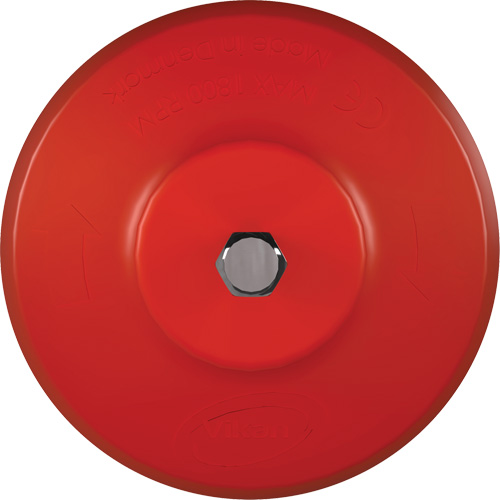Brosse ronde HyDrive pour perceuse, Soies Tr&egrave;s ferme, Longueur de 3-1/10", Rouge Les Fournitures Industrielles Méga