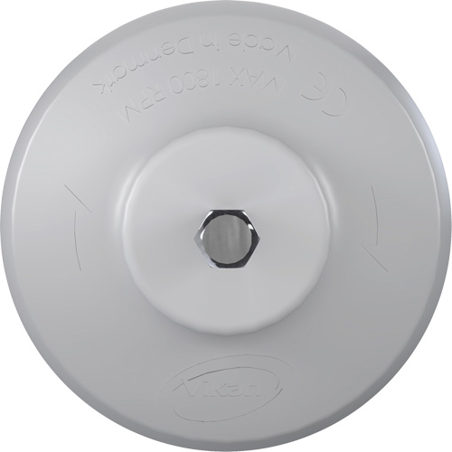 Brosse ronde HyDrive pour perceuse, Soies Tr&egrave;s ferme, Longueur de 3-1/10", Blanc Les Fournitures Industrielles Méga