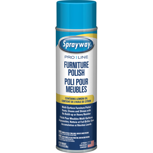Pro Line Furniture Polish with Lemon Oil, 19 oz., Aerosol Can Les Fournitures Industrielles Méga