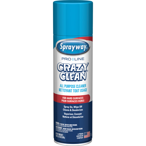 Nettoyant tout usage Pro Line Crazy Clean, 19 oz., Canette a&eacute;rosol Les Fournitures Industrielles Méga