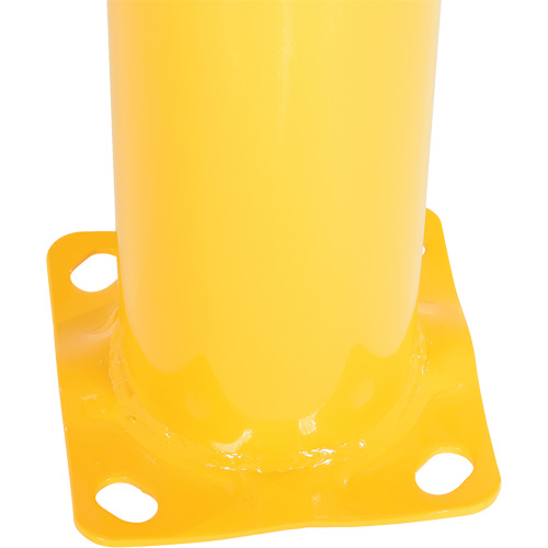 Bollard, Steel, 42" H x 5-1/2" W, Yellow Les Fournitures Industrielles Méga