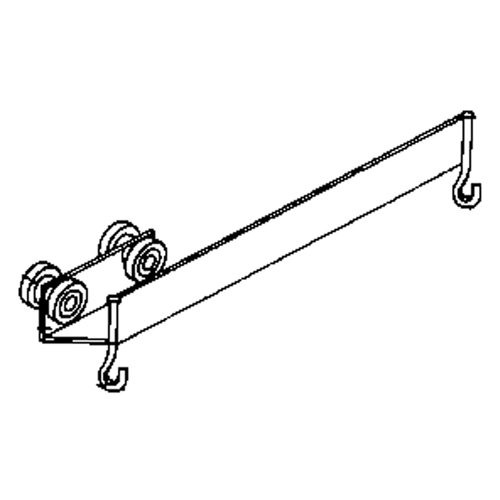 Curtain Partition Overlap By-Pass Roller Les Fournitures Industrielles Méga