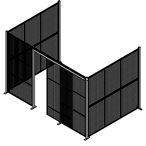 Wire Mesh Partition Kits Les Fournitures Industrielles Méga