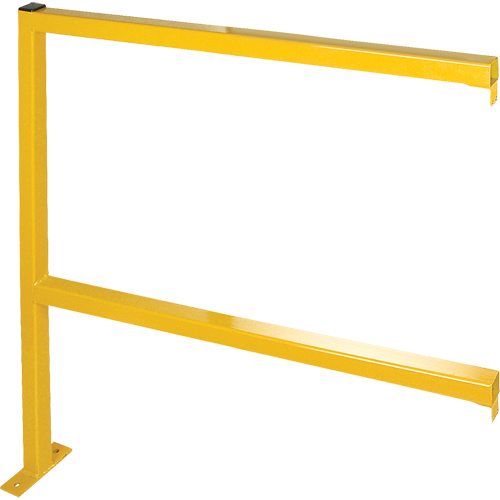 Protecteurs de p&eacute;rim&egrave;tre - Style tubulaire, 46" la x 49-1/2" h, Jaune Les Fournitures Industrielles Méga