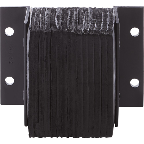 Laminated Dock Bumpers, Horizontal, Rubber, 12" W x 4" D x 10" H Les Fournitures Industrielles Méga