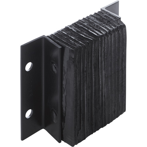 Laminated Dock Bumpers, Horizontal, Rubber, 12" W x 4" D x 10" H Les Fournitures Industrielles Méga