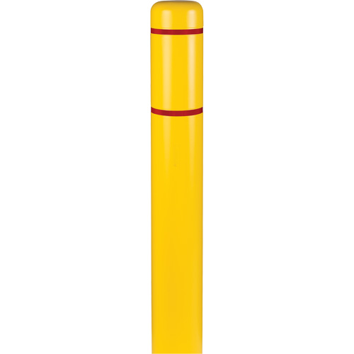 Polyethylene Bollard Covers, 6-5/8" Dia. x 72" L, Yellow Les Fournitures Industrielles Méga