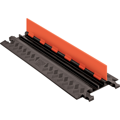 Protecteur de c&acirc;ble &agrave; profil bas Guard Dog, 2 canaux, 36" lo x 11,94" la x 1,25" h Les Fournitures Industrielles Méga