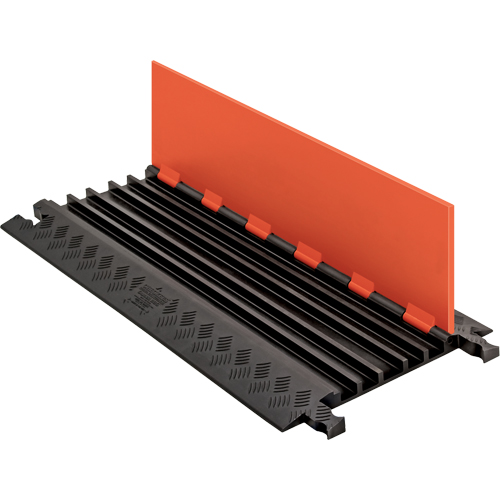 Protecteur de c&acirc;ble &agrave; profil bas et 5 canaux Guard Dog, 5 canaux, 36" lo x 16,9" la x 1,25" h Les Fournitures Industrielles Méga