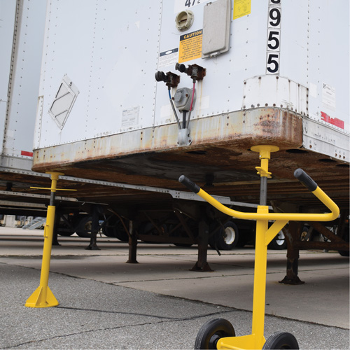 Two-Post Trailer-Stabilizing Jack Stands, 50 tons Lift Capacity Les Fournitures Industrielles Méga