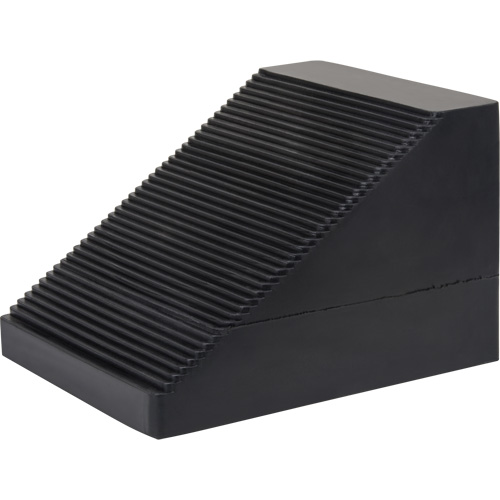 Wheel Chock, 10-5/8" x 8-5/8" x 7", Black Les Fournitures Industrielles Méga
